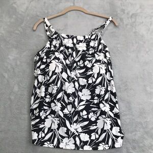 Island Escape Cali- Floral Tankini Top Size 18W New